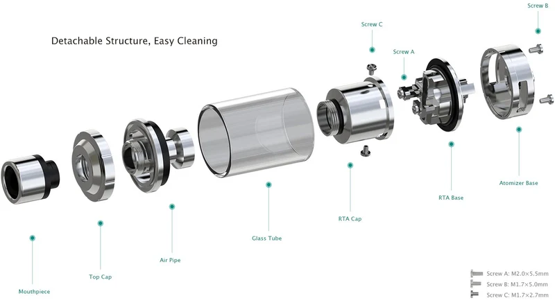Eleaf Lemo 3 Verdampfer mit RTA-Basis - 4,0 ml