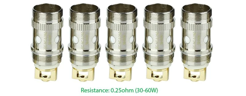 Eleaf EC NC Notch Ersatzcoil Verdampferkopf 0,25 Ohm - 5 Stück / Packung