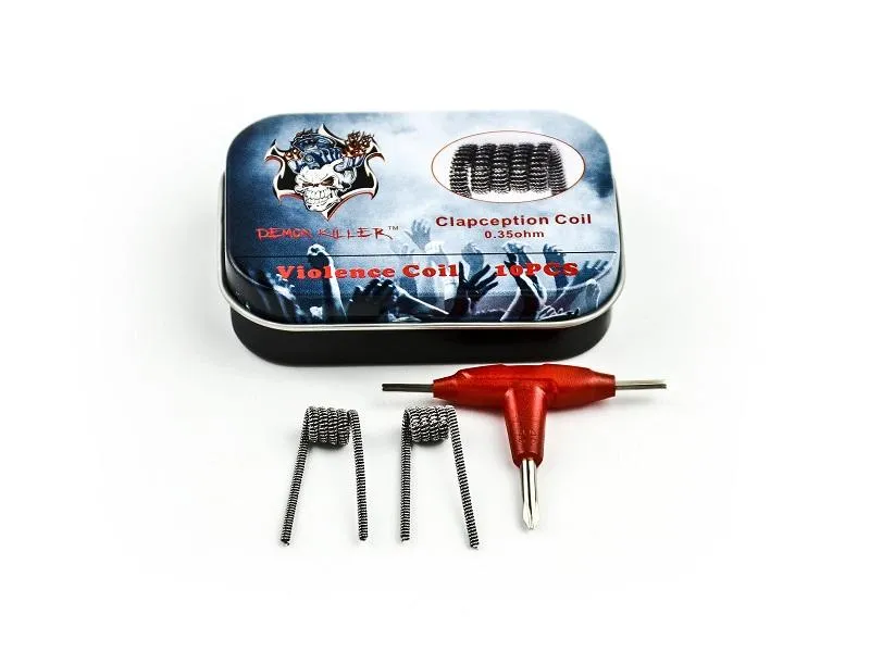 Demon Killer Clapton Fertigwicklung Coil Fertigcoil 0,35 Ohm - 10 Stück / Packung