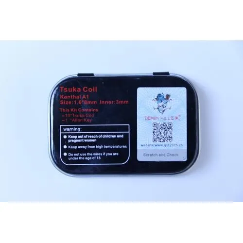 Demon Killer Tsuka Fertigwicklung Coil Fertigcoil 0,25 Ohm - 10 Stück / Packung