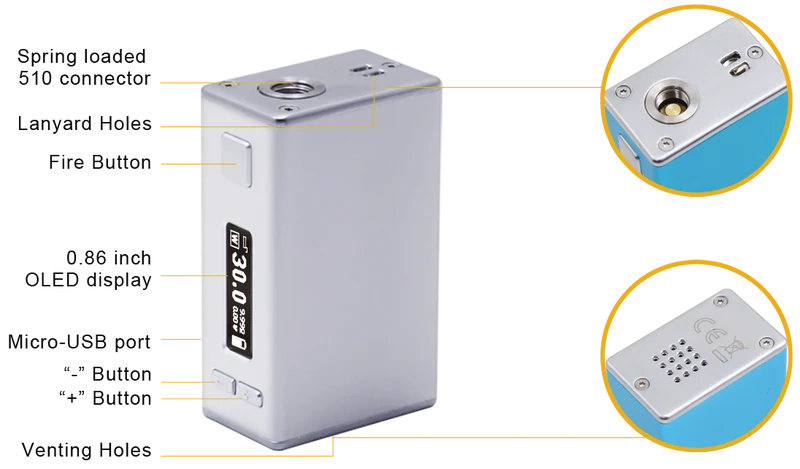 Aspire X30 Rover Kit mit Nautilus X - 2,0 ml & 2000mAh