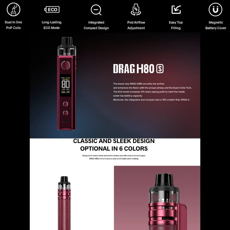 Voopoo Drag H80S Vape Kit