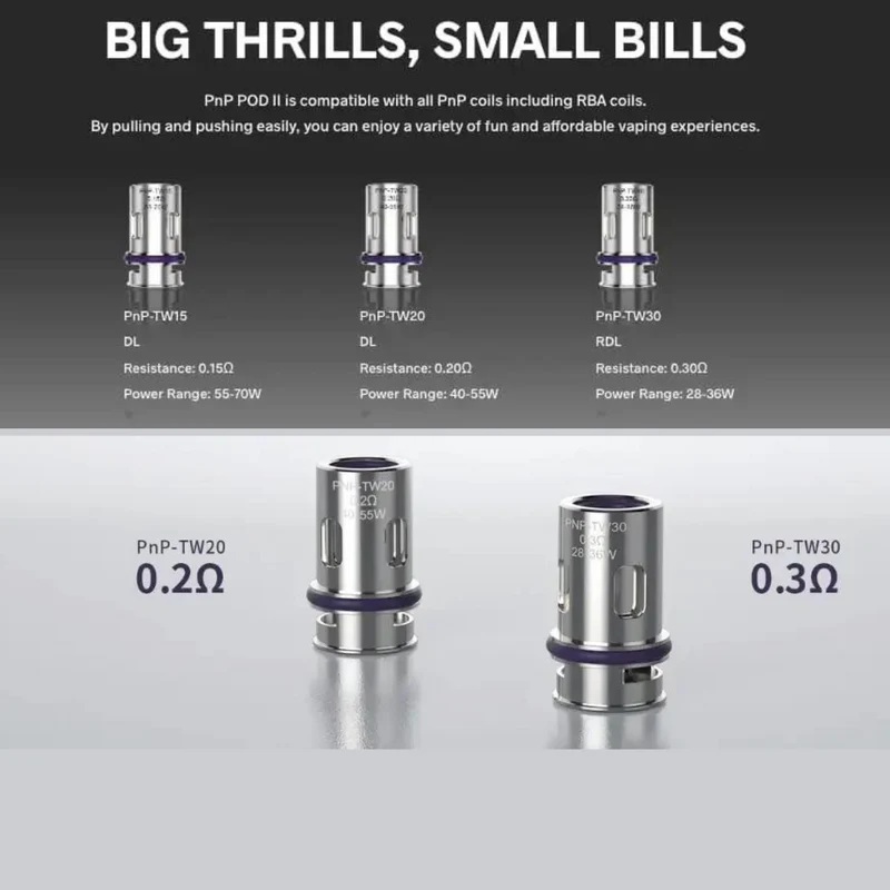 VooPoo PnP-TW Coils
