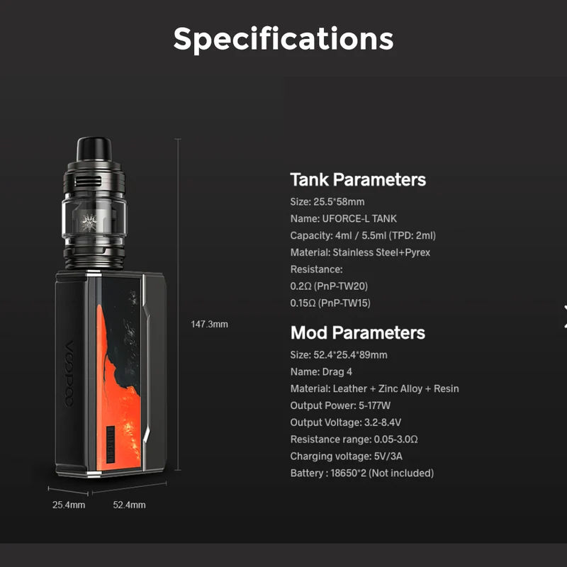 Voopoo Drag 4 Vape Kit