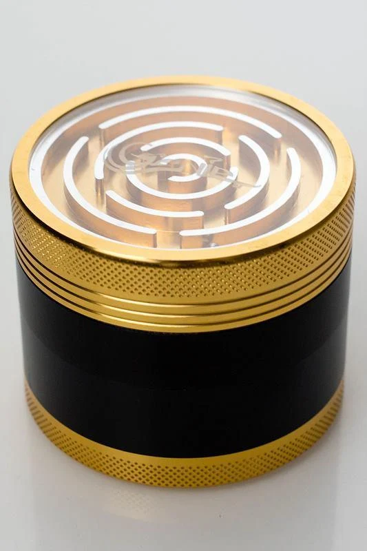 Genie metal ball maze aluminium grinder