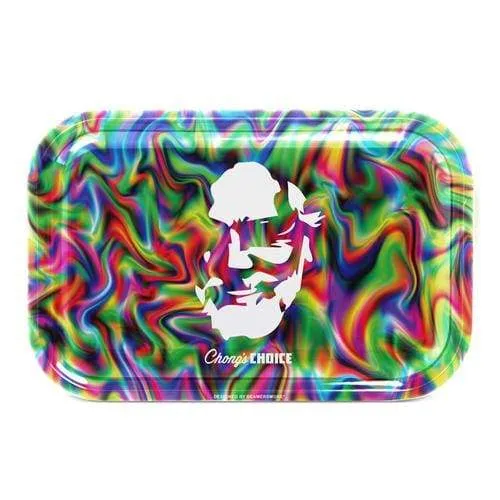 Tommy Chong Medium Metal Tray- Chong's Choice Face