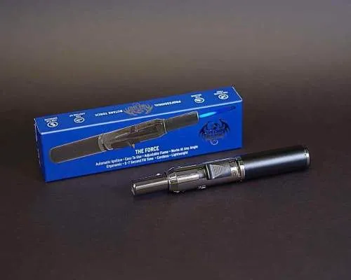 The Force Special Blue Powerful Single Flame Torch Black (1 Count)