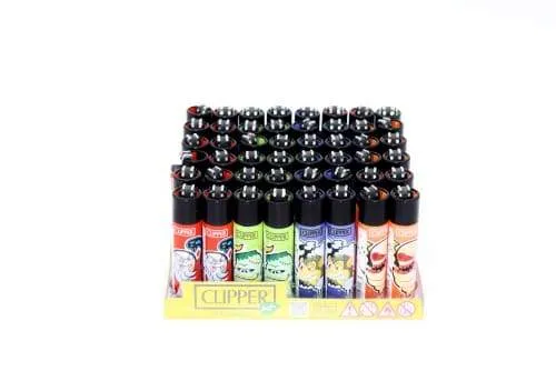 Clipper Lighters Scott Monsters (48 Count)