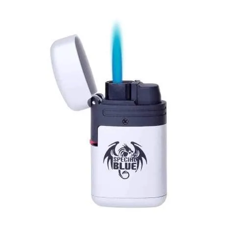 Special Blue Classic Double Metal Lighter (20 Count) Display Assorted Colors