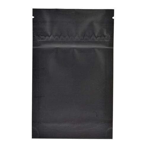 Mylar Bag DymaPak Child Resistant Black Mylar Bag - Opaque 1 Gram (100, 500 or 1,000 Count)
