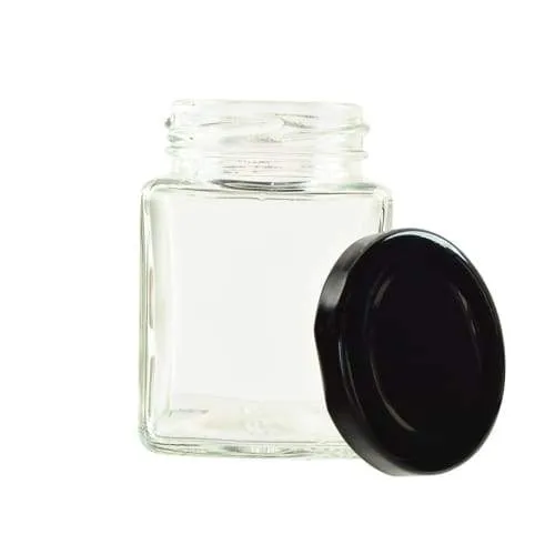 4 oz Square Glass Jar (120 Count)