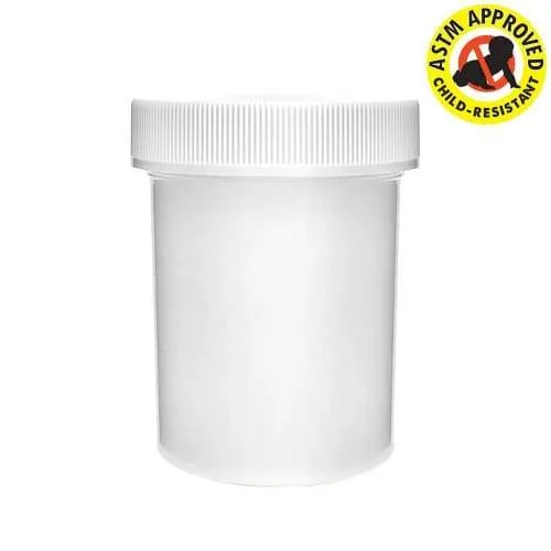 16oz White Wide Mouth Jar & Cap (205 Count)