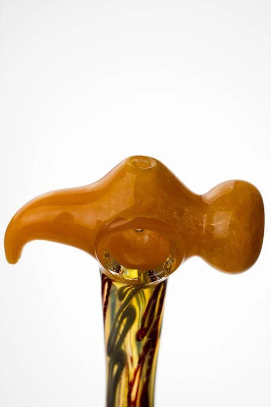 5.5" Hammer shape glass hand pipe