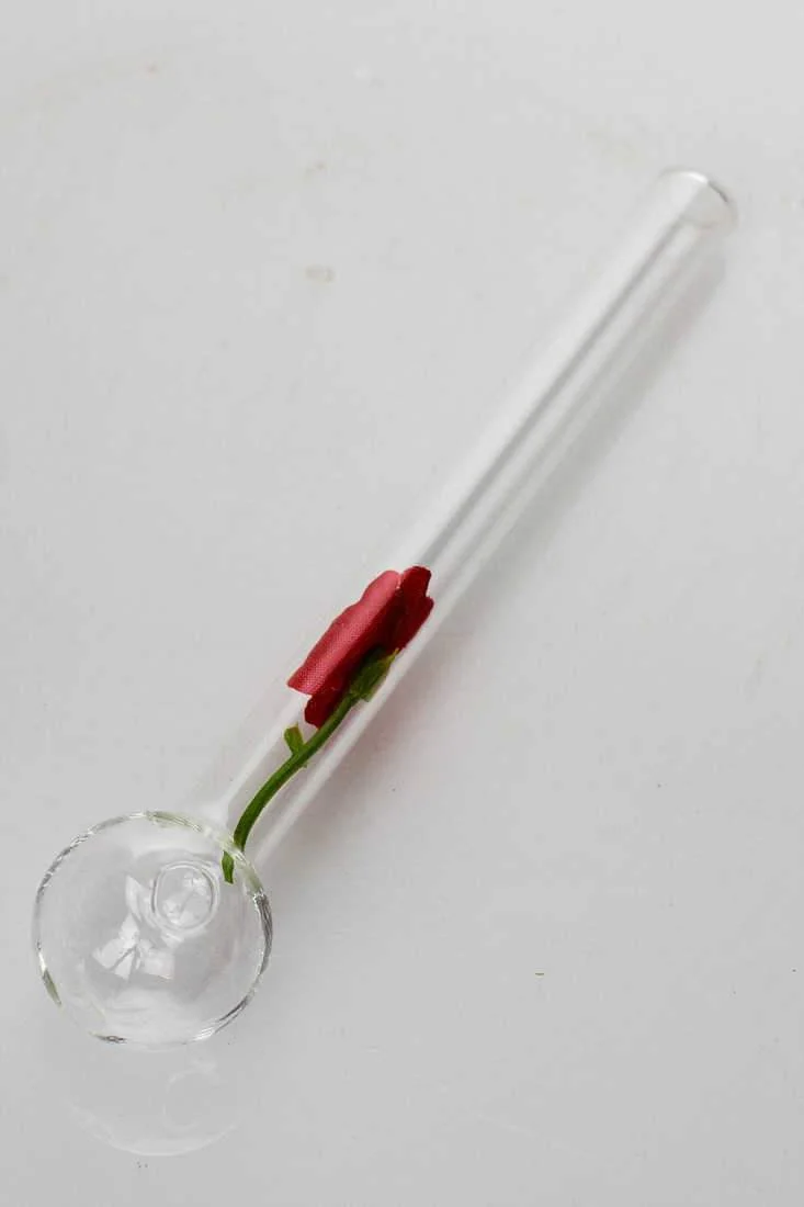Happy valentine love rose Oil burner pipe