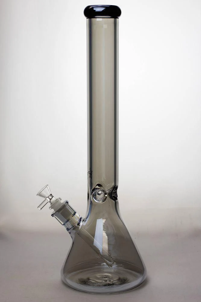 17 in. Genie Metallic 7 mm glass beaker bong