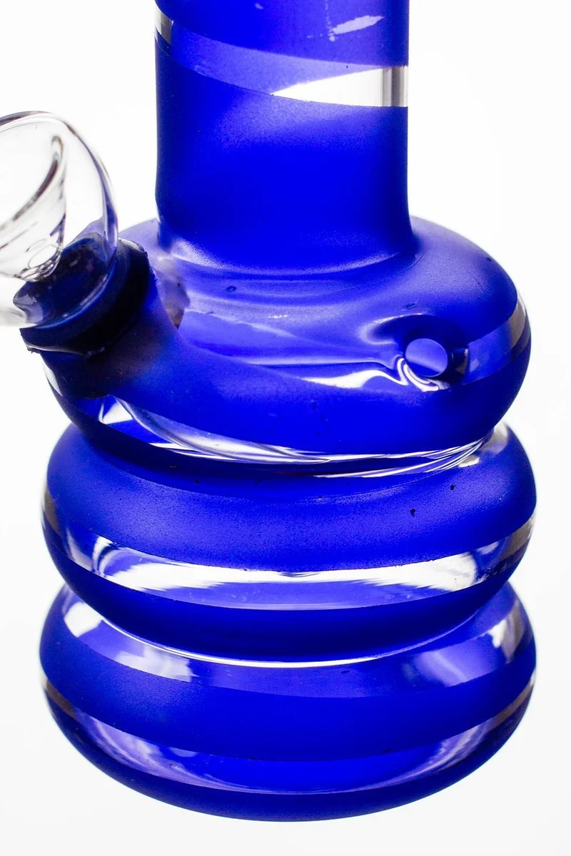 6" glass water bong