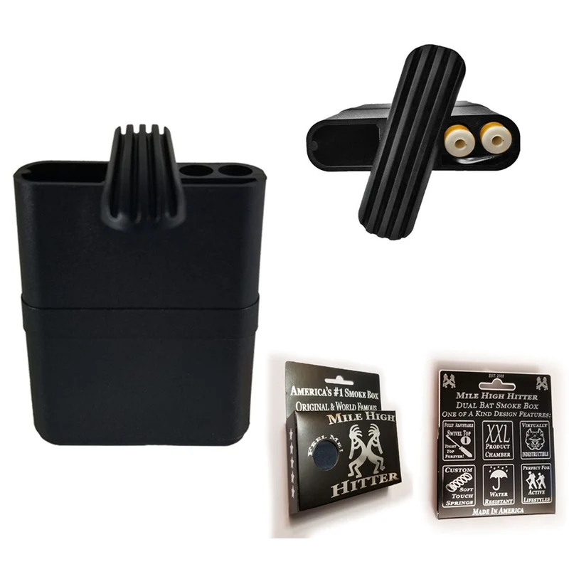 Mile High Hitter | Double Dugout | 3" Quartz Glass