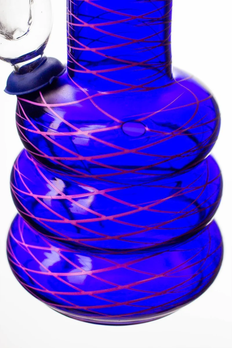 6" glass water bong