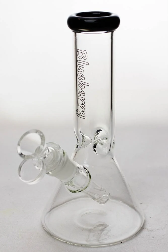 8" Blueberry glass beaker water bongs