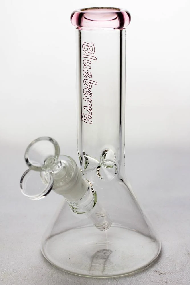 8" Blueberry glass beaker water bongs
