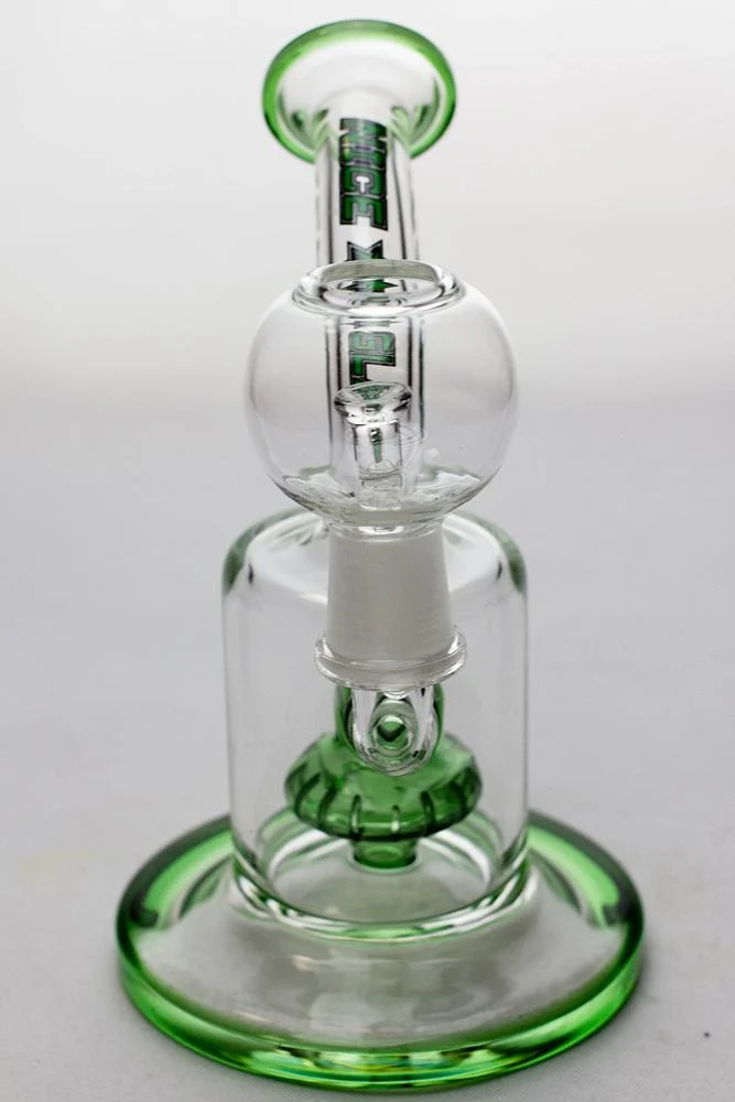 6" Nice glass shower head diffuser dab rig
