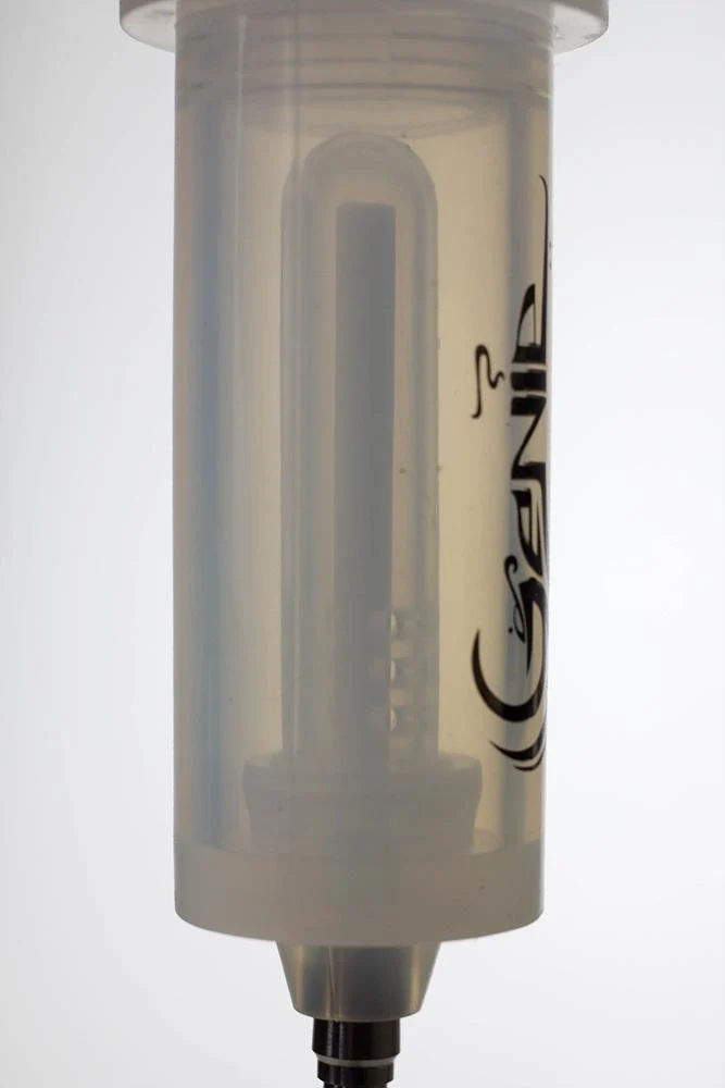 White silicone syringe shape nectar collector