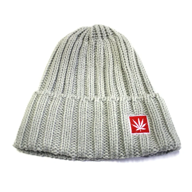 STONERDAYS GREY KNIT BEANIE