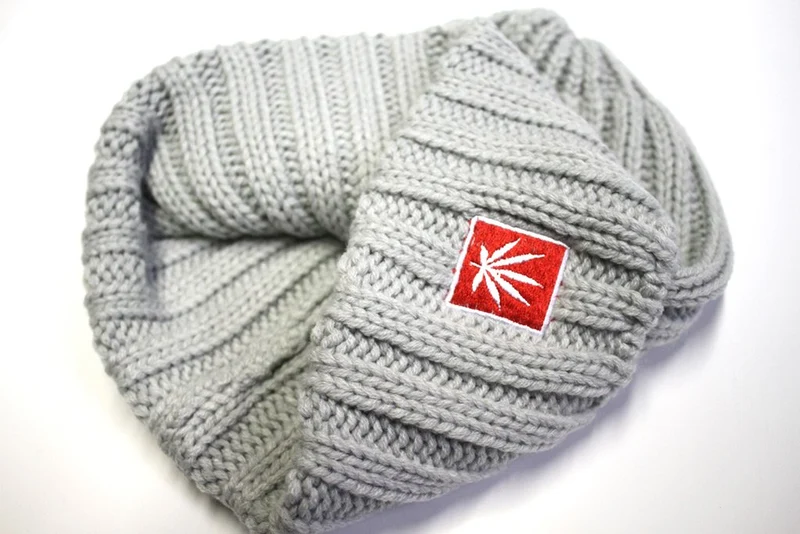STONERDAYS GREY KNIT BEANIE